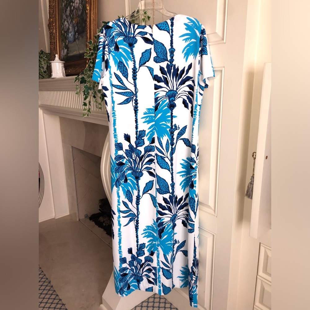 NWT Lilly Pulitzer Charlee Maxi Dress Coconut Swayin in the Breeze Size 12 - Picture 5 of 8